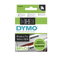 Dymo D1 Standard Labels 19mm x 7m white/black