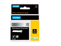 Rhino Permanent labels 9mm x 5,5m - transparent