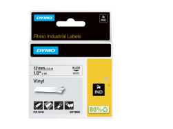 Rhino IND Vinyl Labels 12mm x 5,5m white