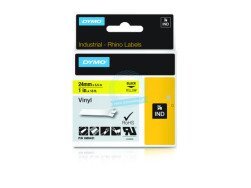 Rhino IND Vinyl Labels 24mm x 5,5m yellow