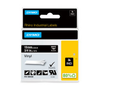 Rhino IND Vinyl Labels 19mm x 5,5m black