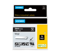 Rhino IND Vinyl Labels 24mm x 5,5m black