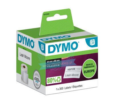 Dymo LabelWriter Multi-Purpose Labels 89mm x 41mm - white